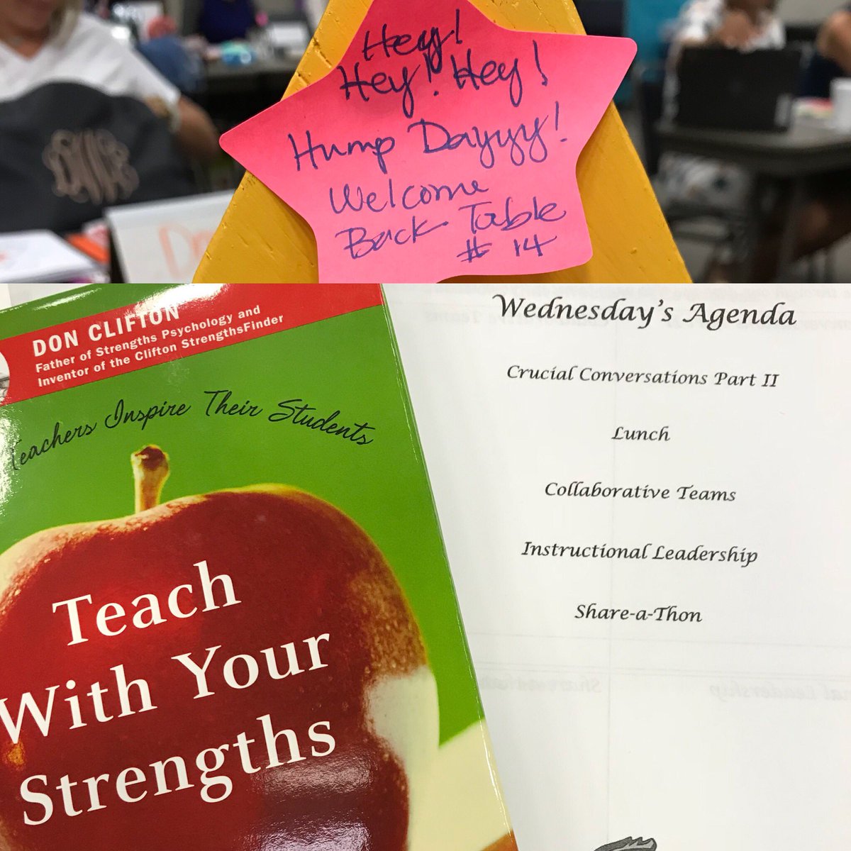 Starting day 3 of #PISDTLA with a positive note and a new book! 😊
