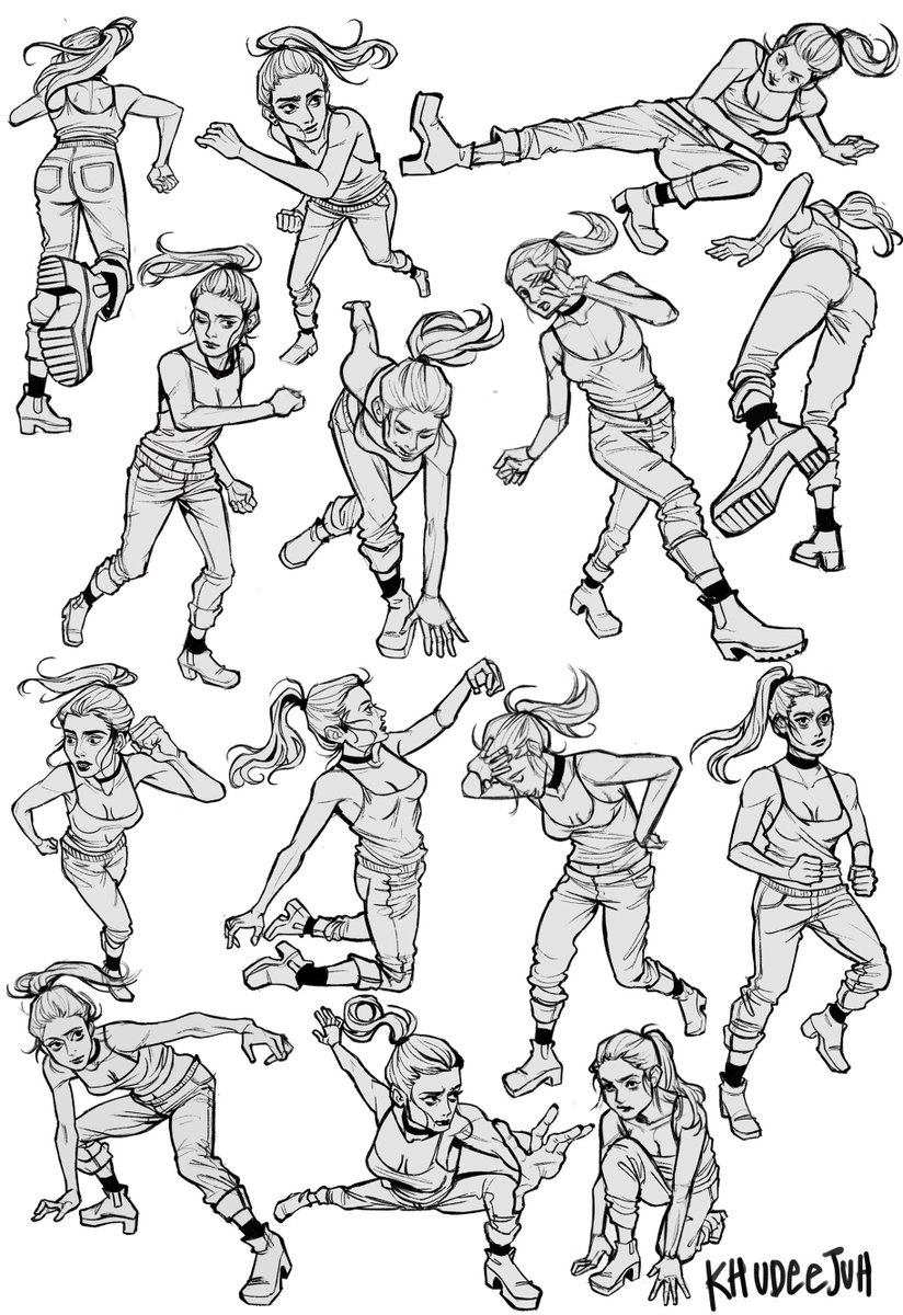 30 poses for assignment,,that also took me longer to finish than I wanted 