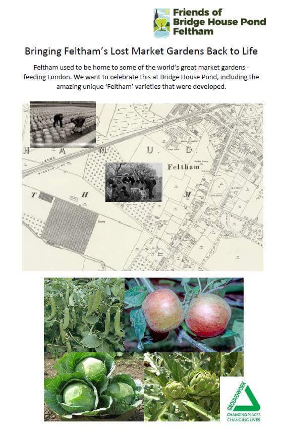 Bridge House Pond, Feltham (@bridgehousepond) on Twitter photo Pleased to announce that we have been awarded funding by <a href="/GroundworkLON/">Groundwork London</a> to create a heritage garden area by the pond to celebrate Feltham’s amazing market gardening past Pleased to announce that we have been awarded funding by <a href="/GroundworkLON/">Groundwork London</a> to create a heritage garden area by the pond to celebrate Feltham’s amazing market gardening past