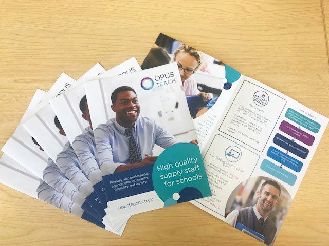 OpusTeach's tweet photo. Our new flyers have arrived! Thank you @VertasDP for your quick and helpful service. We love them😃 https://t.co/jXXVO91qWe