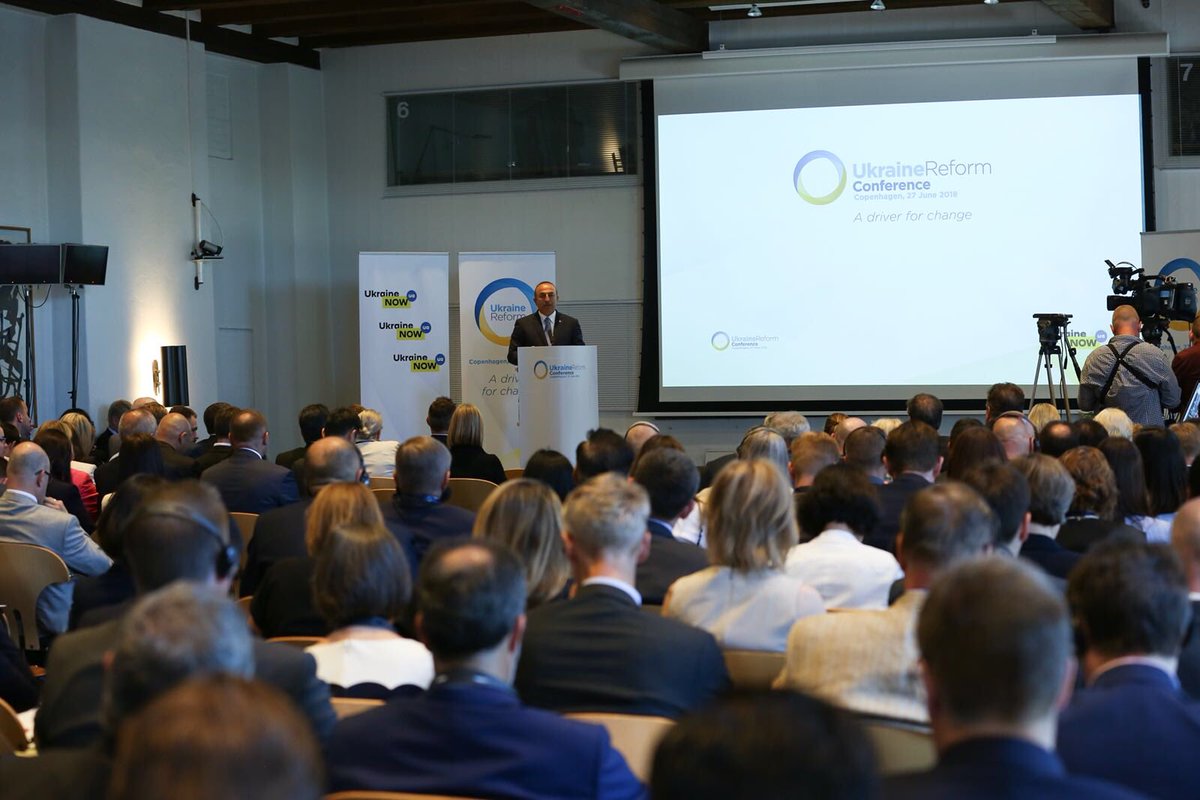 MevlutCavusoglu's tweet image. As a strategic partner and friend, we will continue to support #Ukraine in its reform efforts. Our high-level participation at this conference is a clear indication in this regard. #UkraineReformConference