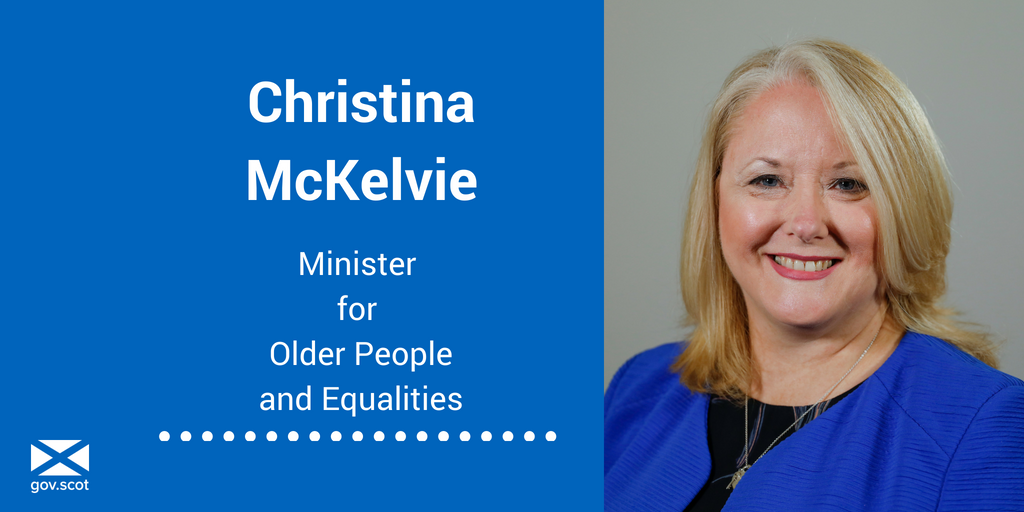 scotgov's tweet photo. .@ChristinaSNP has been appointed Minister for Older People and Equalities https://t.co/lmRzB05Wnh