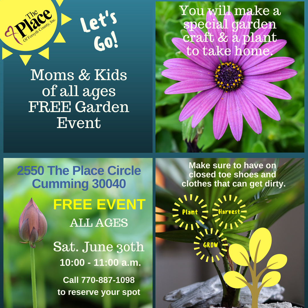 PlaceForsyth's tweet photo. Free Event for Moms &amp; Kids of all ages on Saturday June 30th from 10 a.m.-11 a.m. at The Place of Forsyth. This will be so much FUN! Please plan on attending-You will be glad that you did. See Flyer for more details. Contact The Place 770-887-1098 to reserve your spot. https://t.co/9nFl6LqFGP