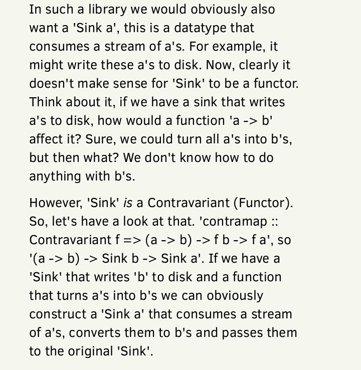 Iceland_jack's tweet image. #Haskell, good explanation of

#Functor (map output)
#Contravariant (input)
#Profunctor (input &amp;amp; output)

news.ycombinator.com/item?id=173726…