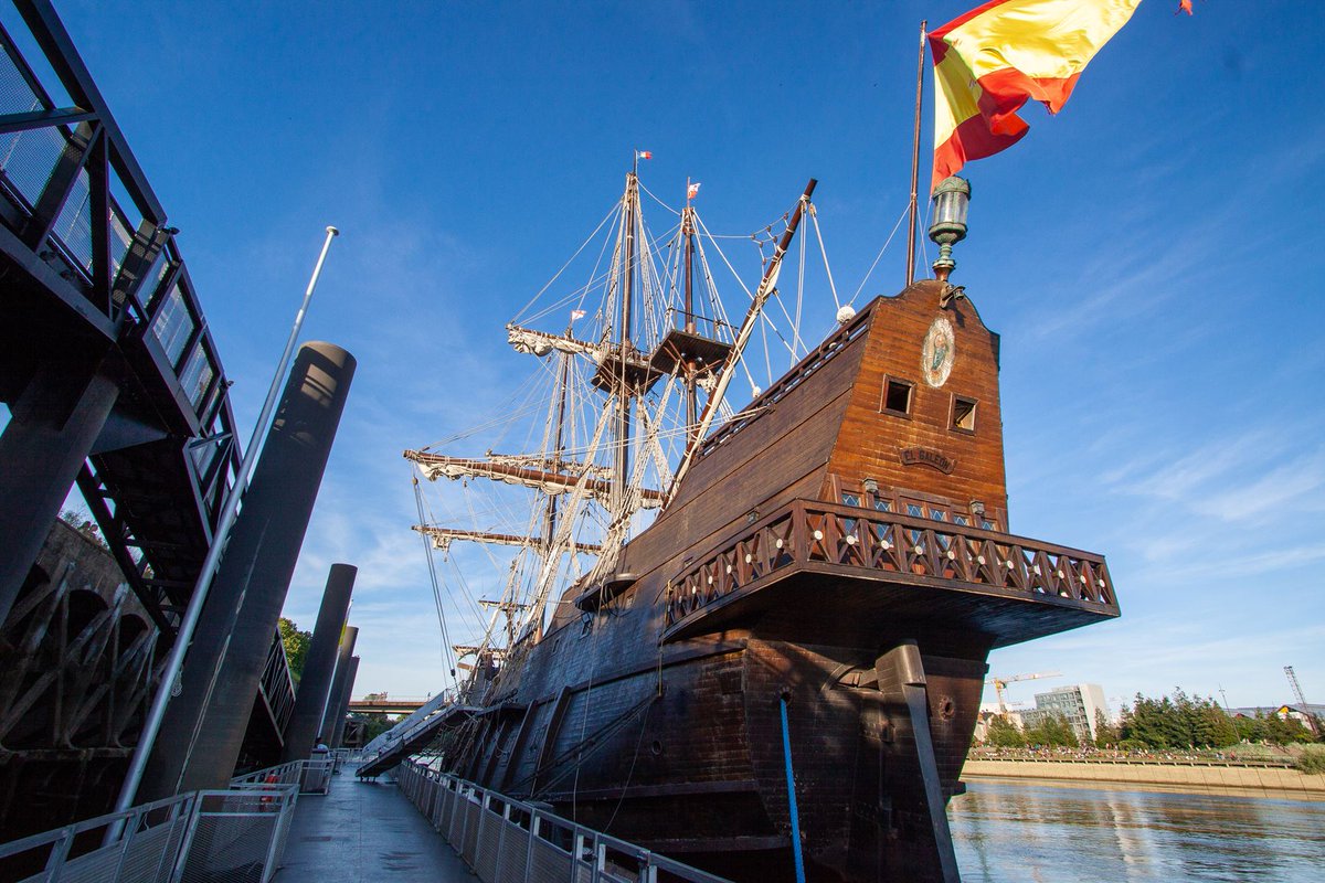 PortsdeNantes's tweet photo. • EL GALEON • 
Plus que quelques jours pour aller visiter le galion espagnol El Galeon Andalucia au #PontonBelem !
Qui a prévu d'y aller ce week-end ?
---
+ d'infos >> https://t.co/I69yUUec9Q
📷 Sonia Belna https://t.co/sMdzymlHeZ