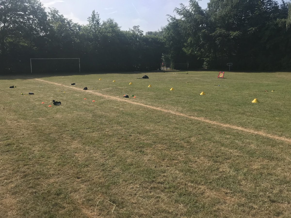 #Archery and #fencing lessons again this morning!!!!