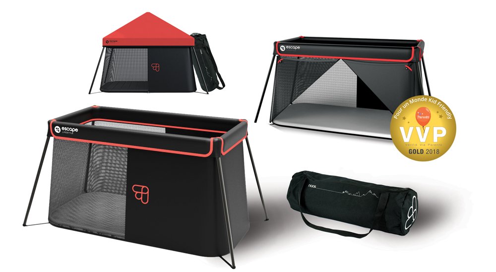 Nouveau Label VVP Gold ! Le lit de voyage Naos de <a href="/fr_escape/">ESCAPE-Lifestyle</a> obtient une note de 86/100 !!!😍 #famille #vacances #Voyage #bebe #nomade #lit #puériculture