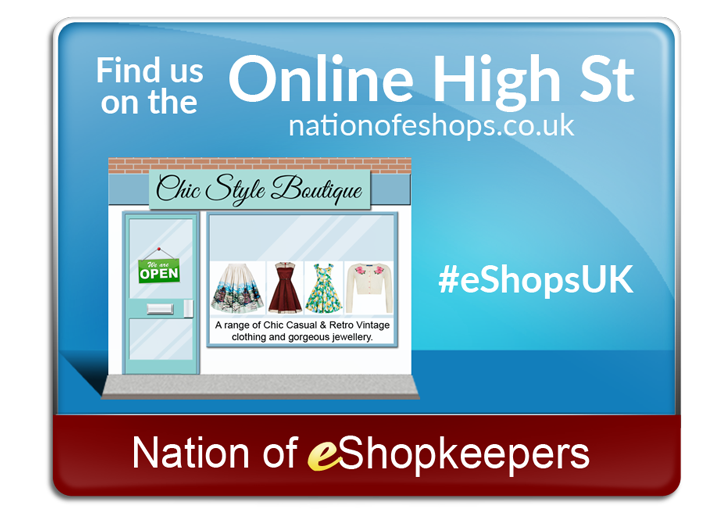 karemasvintage's tweet photo. Welcome to Chic Style Boutique!
We offer a range of #Chic #Casual &amp; #Retro #Vintage clothing. #CurvySizes are also available. We ship #worldwide and offer #freeUKdelivery.
Proud to be a part of the #online #highstreet @nationofeshops #eshopsUK https://t.co/gBIPrdTa9Q