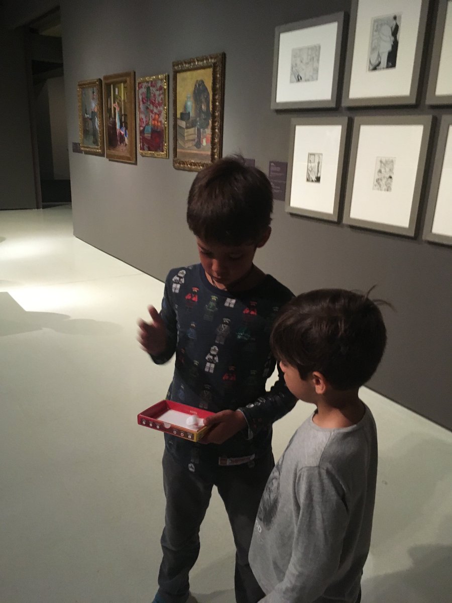 The #MuseumDiceGame goes international! Elisa's family played the game in <a href="/MuseuNac_Cat/">Museu Nacional d'Art de Catalunya | MNAC</a>! She won a free Museum Dice Game <a href="/krollermuller/">Kröller-Müller Museum</a> by replying to my blog on <a href="/DailyArtMag/">dailyartmag</a>. Thanks for the pictures! dailyartmagazine.com/playing-the-mu…