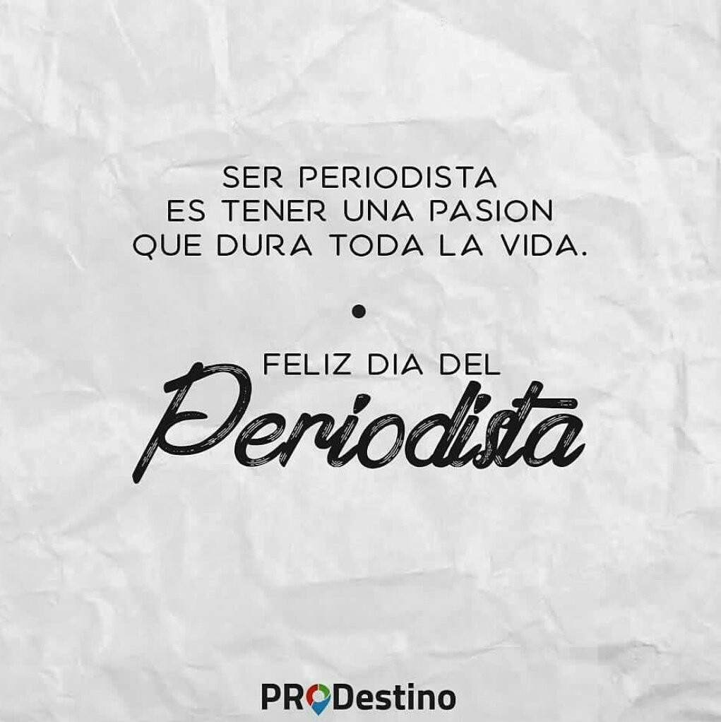 ProDestino_MO's tweet photo. Feliz Día del Periodista Colegas #comunicaciónresponsable #enprodelturismo @ProDestino_MO https://t.co/yy7iWSDQ6M