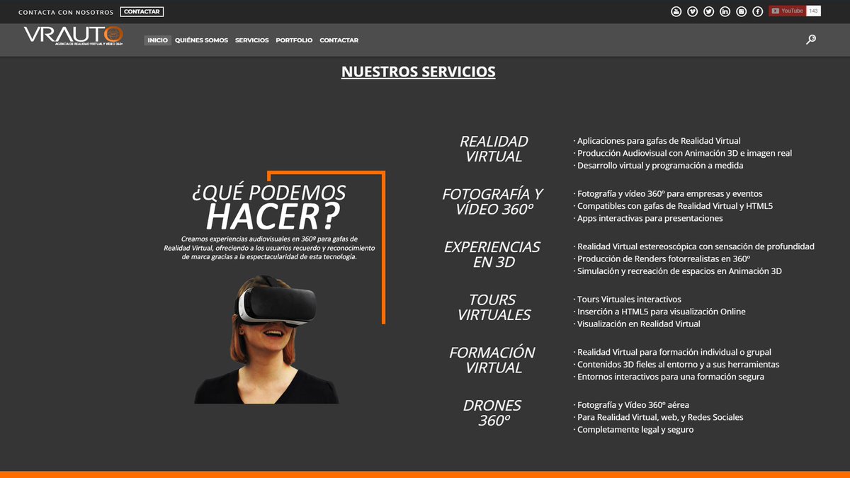 vrauto_es's tweet photo. VRAuto es una Agencia de Realidad Virtual y Vídeo 360º para todo tipo de empresas y necesidades. https://t.co/IeaHiIAWBo #RealidadVirtual #VR #VRauto #AppVR #VREmpresas #RealidadVirtualParaEmresas #GafasDeRealidadVirtual #ExperienciasVR #Foto360 #Vídeo360 #VR3D #VR360 https://t.co/maTiQUtbou