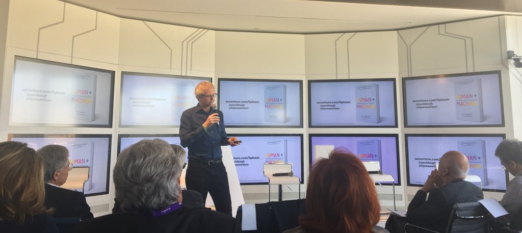 #AI presents to all companies the challenge to re-skill workforce. That’s why learning &amp; development is key <a href="/pauldaugh/">Paul Daugherty</a> @Accentureitalia
