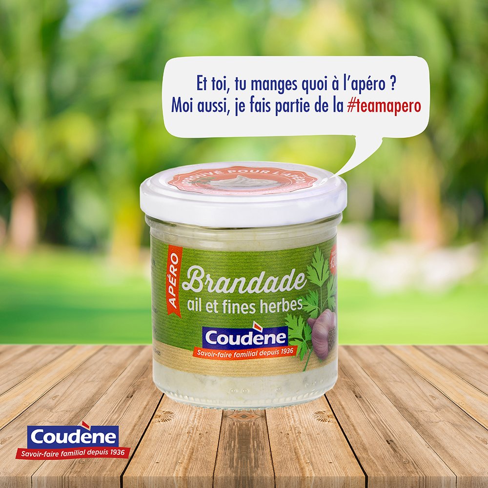 BrandadeCoudene's tweet photo. Et toi, tu manges quoi à l'apéro ? 
 #apero #brandade #coudene #teammorue https://t.co/z7k8iv0lIY