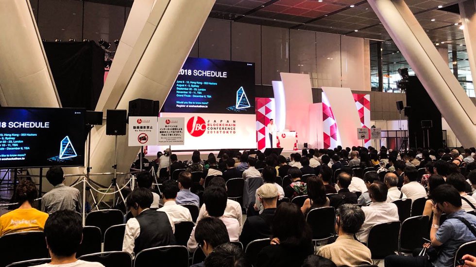 EOSIO's tweet photo. Thanks to everyone who came and visited us at the Japan Blockchain Conference. We had a great time in Tokyo meeting so many people who are passionate about blockchain technology and #EOSIO https://t.co/A1BxpDqmpM