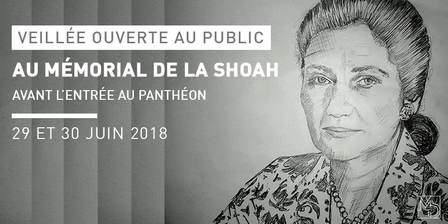 Shoah_Memorial's tweet photo. Le Mémorial de la Shoah invite le public à rendre un dernier hommage à #SimoneVeil et son époux les vendredi 29 et samedi 30 juin de 10h à 18h. Les cercueils seront exposés dans la crypte située sous le parvis du Mémorial de la Shoah. https://t.co/pjweuIv5JA https://t.co/4UjjRmm3Sj