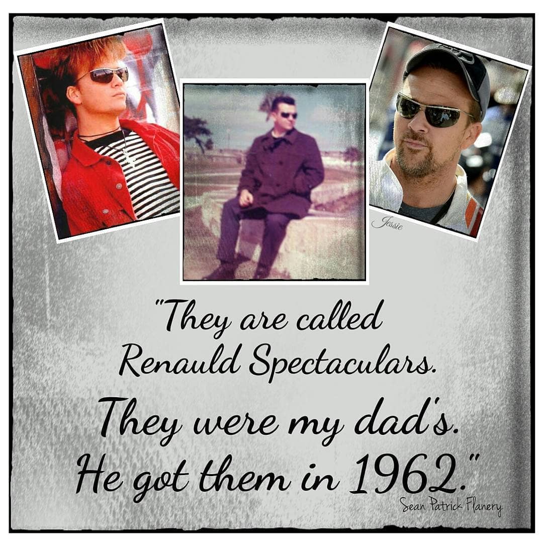 'They were my dad's.' @seanflanery ❤️❤️❤️❤️❤️ #NationalSunglassesDay #LikeFatherLikeSon #RenauldSpectaculars #Dad #SPF #PLF #love #RetroMeme 
instagram.com/p/BkhmHkKAqnP/…