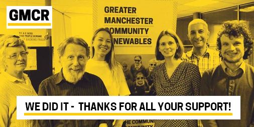 WeAreGMCR's tweet image. WE DID IT! We&apos;ve just reached our fundraising target of £145,000 with 3 days to spare - huge thanks to everyone who&apos;s invested and to our amazing volunteers for all their help!  😎🌞👍🥂🥳