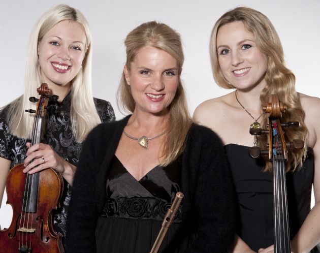 LGAEntertain's tweet photo. Our #WomanCrushWednesday are the superbly talented and gorgeous  @brooktrio who's impeccable skills with string and flute are guaranteed to take your breath away! https://t.co/Gpv0u3rky6