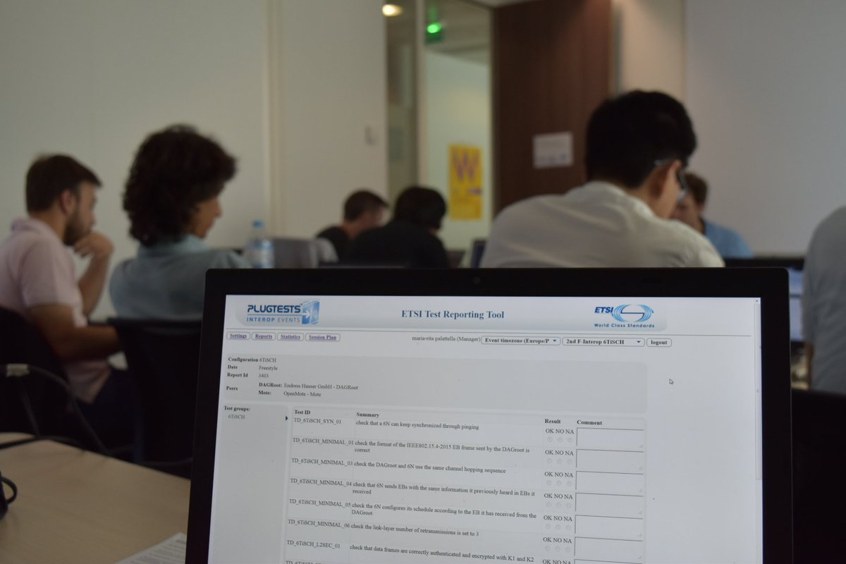 FInterop's tweet photo. 2nd F-Interop #6TiSCH #interoperability event @inria_paris
@ietf @ETSI_STANDARDS @Inria https://t.co/NnPjnFyl0p https://t.co/Onovobo6Au