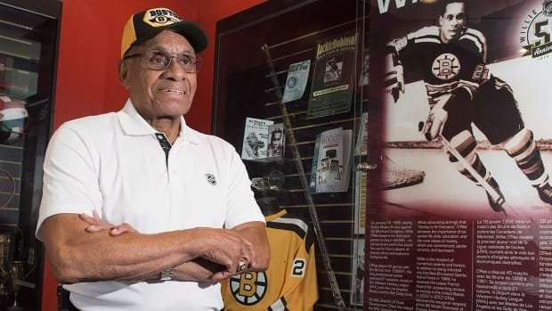 hockeynight's tweet photo. Willie O'Ree, NHL's 1st black player, to be inducted into the Hockey Hall of Fame at age 82 https://t.co/MMtt9jUqfY https://t.co/hiUKZlbYFX