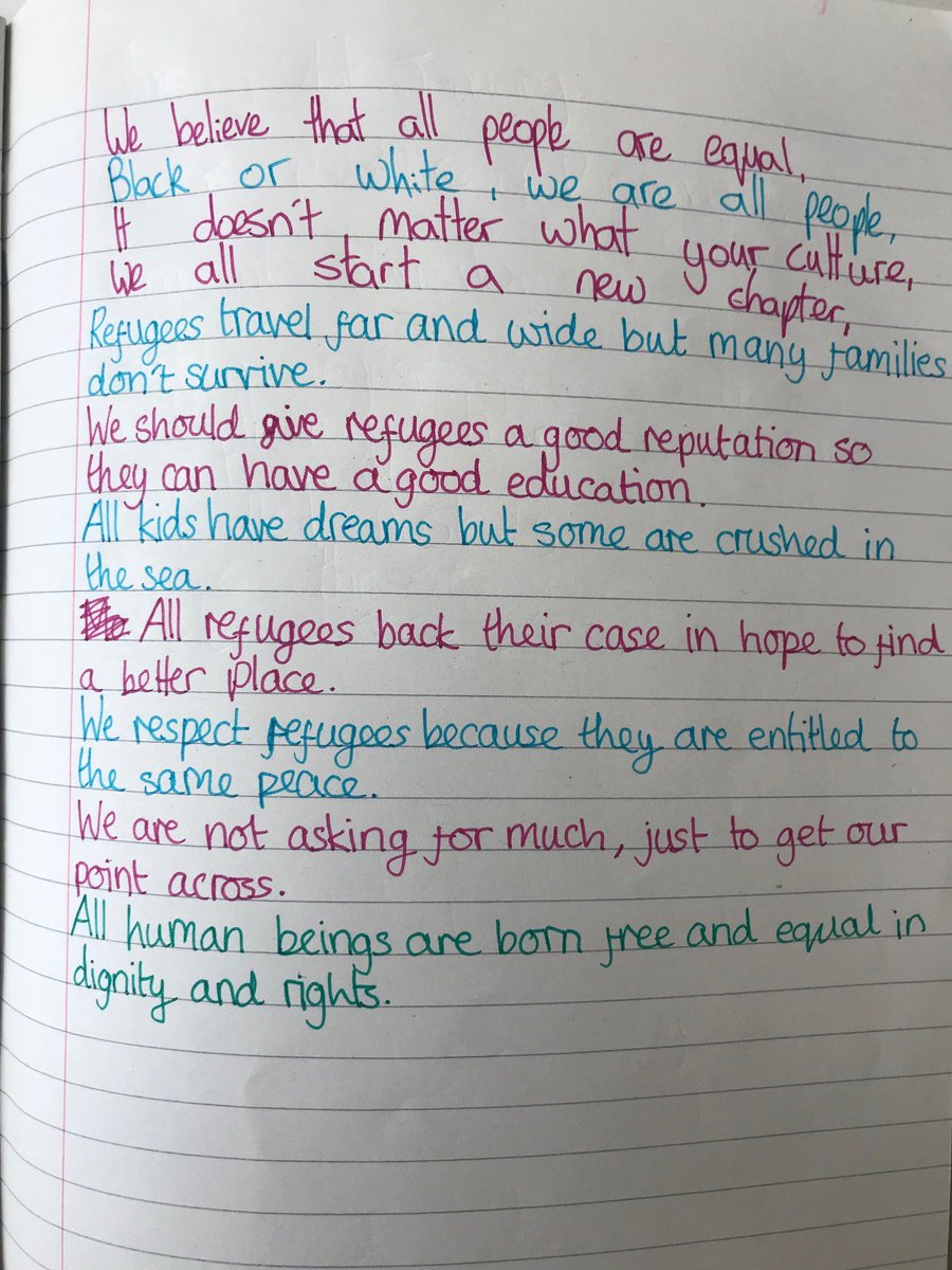 HHSEnglishDept's tweet photo. Miss Coubrough's classes have written poetry, prose and lyrics this morning for  #EMCLetThemLoose2018 #HellesdonHigh #lovewriting @EngMediaCentre @writeday https://t.co/cPKQSugoca