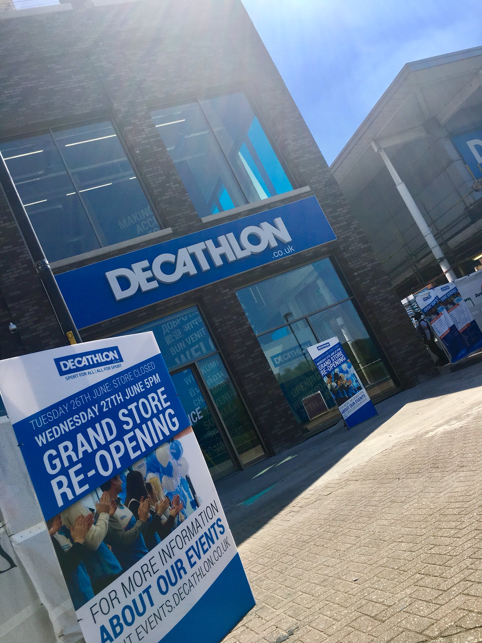 Decathlon UK on X: Well Done! Decathlon Tamworth is now OPEN