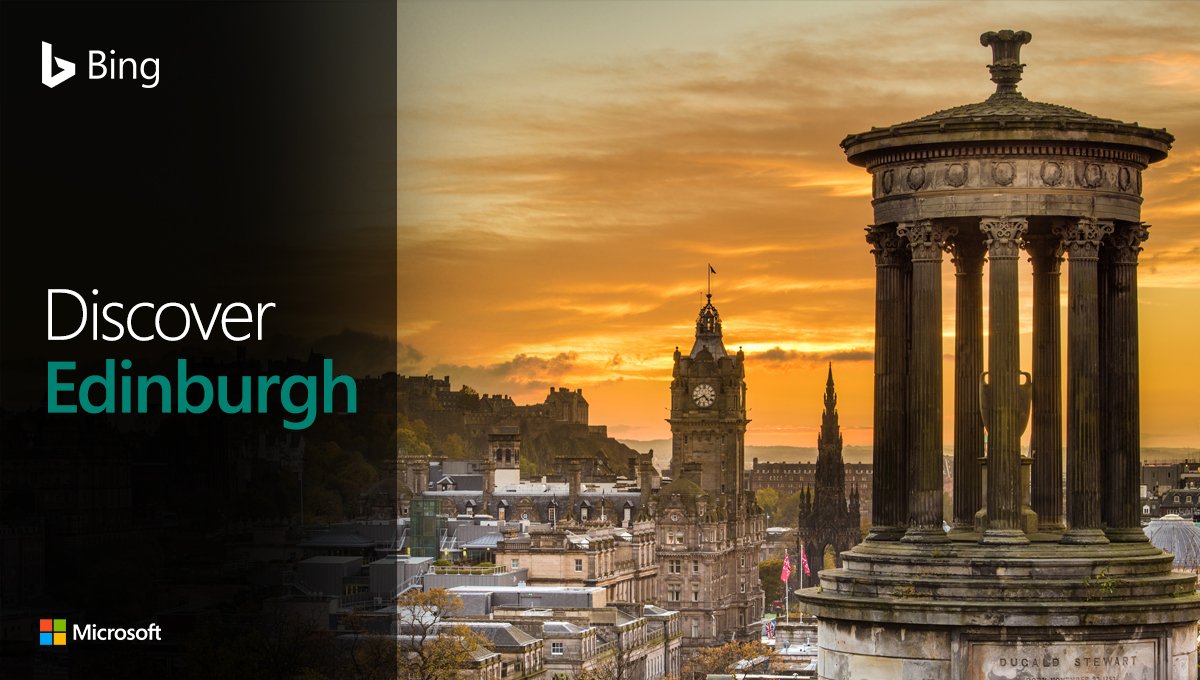 Ever wanted to take a trip to Edinburgh? Bing can help plan your trip so you can make sure you see all the beautiful sights it has to offer - splr.io/6013r46pW

#Bing #BingUK #IntelligentSearch