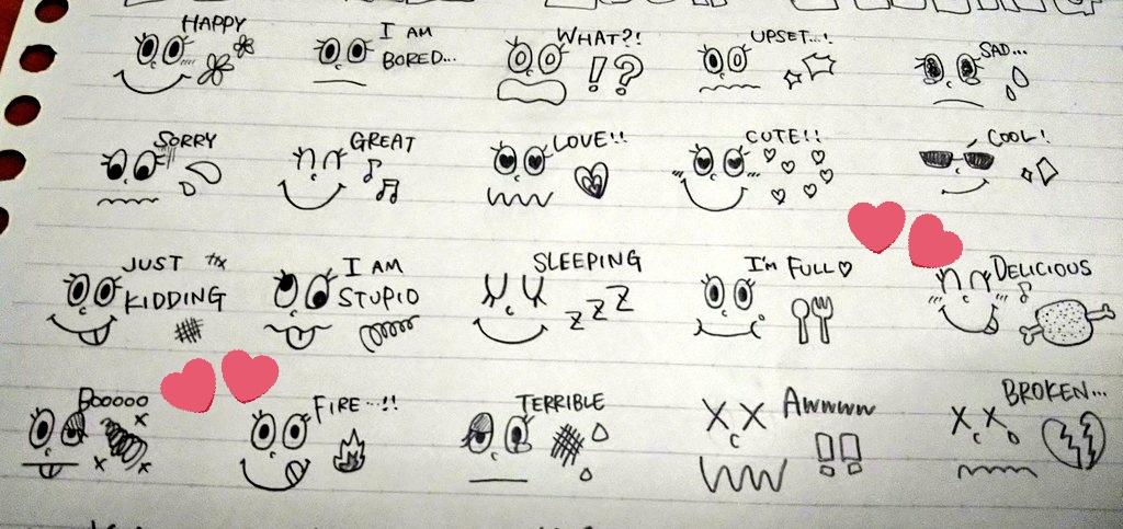 DR_foreign's tweet photo. 前に海鮮丼がスタンプ作ってたな～と思いながら授業中落書きしてたら割りといい感じの作れちゃった件について💁
40種類できたんやけどこれいつか本当にスタンプにして売ってみよかな... https://t.co/CFEh3yaNIa
