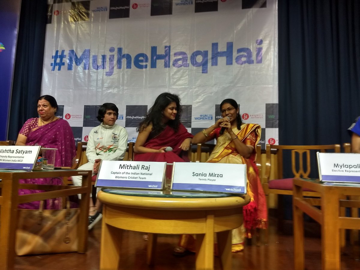 unwomenindia's tweet photo. "Through @unwomenindia training I have learnt a lot and I now feel #empowered to do much more for my #community": Mylapalli Lakshmi Janardhanrao,  Elected Women's Representative from #AndhraPradesh. #MujheHaqHai https://t.co/6zNDi8rSDW