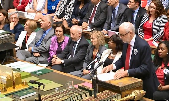 miksabiers's tweet photo. "Thousands of skilled manufacturing jobs are at risk. No deal is not better than a bad deal. No deal is a bad deal" - Corbyn strong on the attack over #Brexit and jobs at #PMQs today; May struggles and just says Britain is leaving the EU on 29 March 2019 #NegotiationFail https://t.co/riAUPgn63R