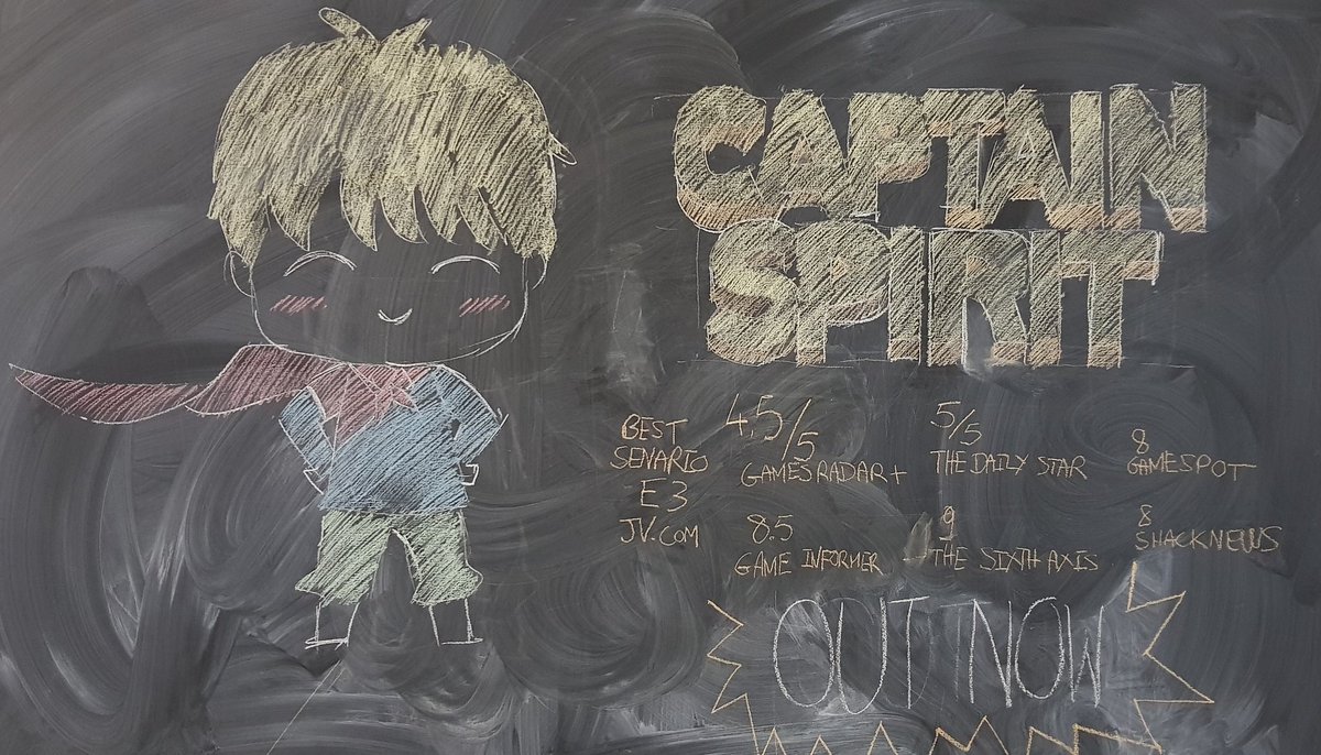DarkVegetaMad's tweet photo. Getting to the office and seen this on the Good News Wall, can cheer everyone up!!! Definatly reminds me where I work and Captain Spirit is out!!!! @LifeIsStrange #workingingames #TheAwesomeAdventuresofCaptainSpirit #LifeisStrange2 #gamedesign #SquareEnix https://t.co/1DOYFCm4O3