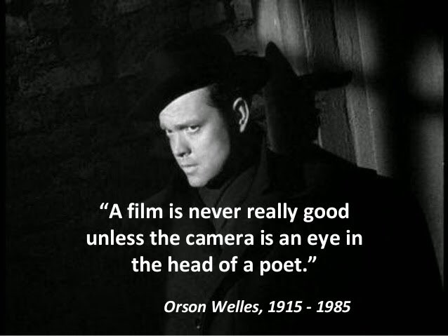 There is way more to camera work than “point and shoot”. #eyeofapoet #cinematography #goodfilm #orsonwelles #inspirationalquotes #quotes #filmmaking #filmmaker #cameramen #amazingwork #greatwork #coolfootage