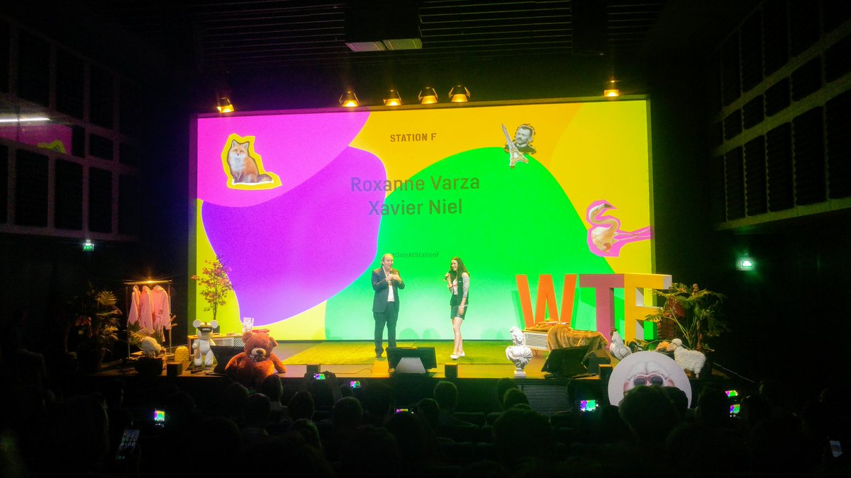 ShakeUpFactory (@shakeupfactory) on Twitter photo Happy birthday <a href="/joinstationf/">STATION F</a>!
<a href="/Xavier75/">Xavier Niel</a> and <a href="/roxannevarza/">Roxanne Varza</a> doing a recap of everything that happened so far and everything that's to come!
All the secret figures from the past year are upcoming!
#OnlyAtStationF #BigFatBirthday Happy birthday <a href="/joinstationf/">STATION F</a>!
<a href="/Xavier75/">Xavier Niel</a> and <a href="/roxannevarza/">Roxanne Varza</a> doing a recap of everything that happened so far and everything that's to come!
All the secret figures from the past year are upcoming!
#OnlyAtStationF #BigFatBirthday