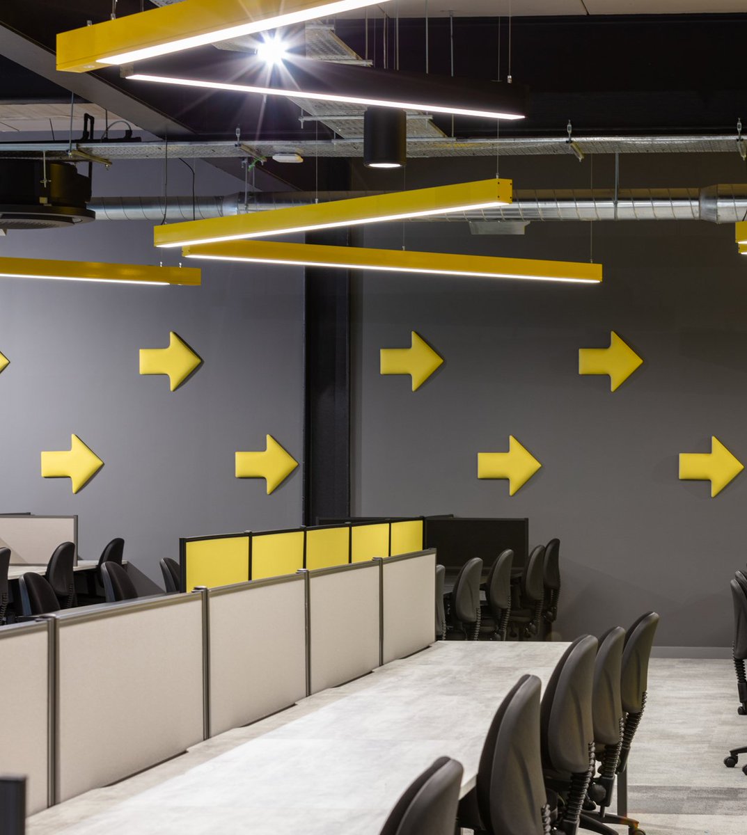 rfddesign's tweet photo. Hot topic... office acoustics. 
Great new range of #acoustic #pannels by @greshamltd @ArcoSafety with #modern #branding #officedesign on our latest #project @worxspace. https://t.co/GD4x9zhoLg