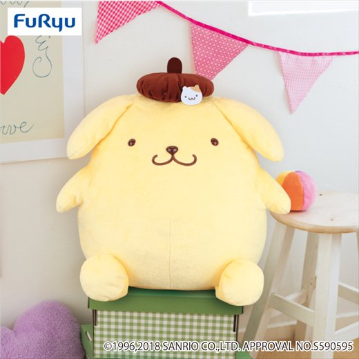 プライズ情報】「ポムポムプリン 超超BIGぬいぐるみ-マフィンモチーフ