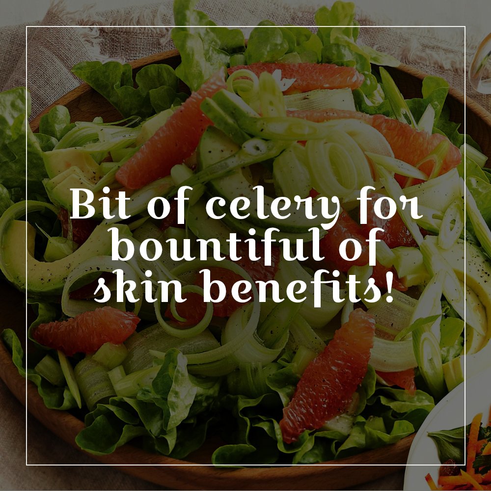 eloveraindia's tweet photo. A salad made up of celery is one of the best diets for a younger-looking and plumpy skin.
#Elovera https://t.co/CK8oSA6pM0