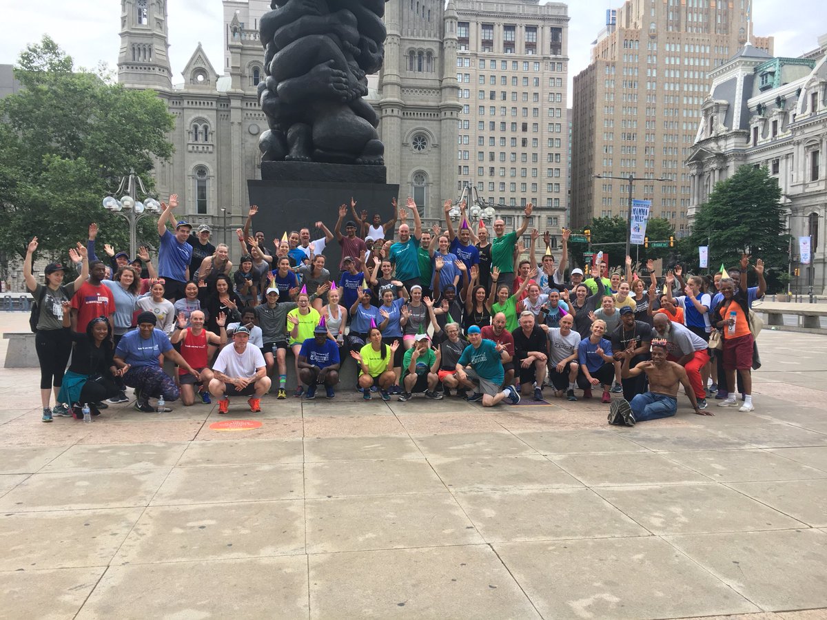 Celebrating 11 years of <a href="/backonmyfeet/">Back on My Feet</a> in the city where it all began #philadelphia #community
