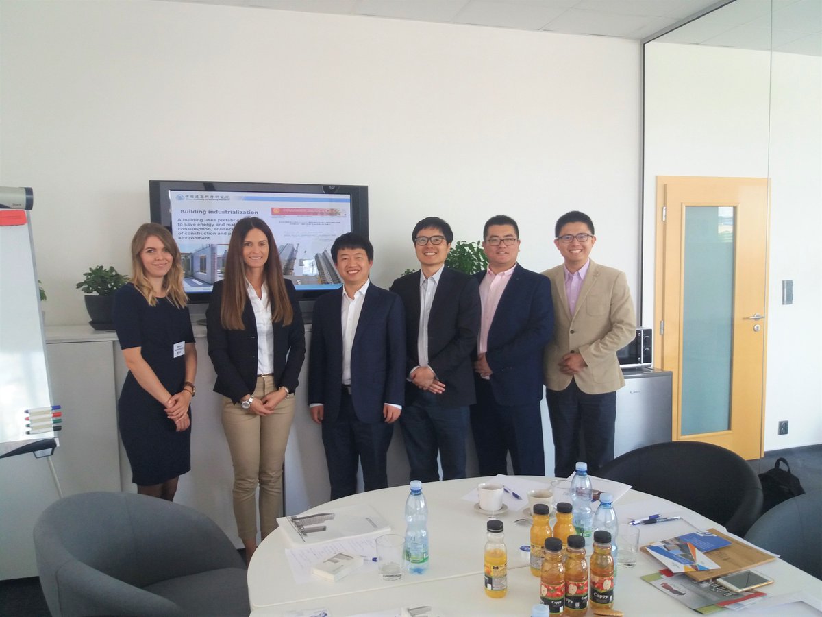 ECO-Binder project was introduced to the representatives of the China Academy of Building Research (CABR) who visited the @FENIXTNT1 premises in Brno, Czech Republic on 26th June. CABR is the largest comprehensive R&amp;D institution in the building sector in China.
