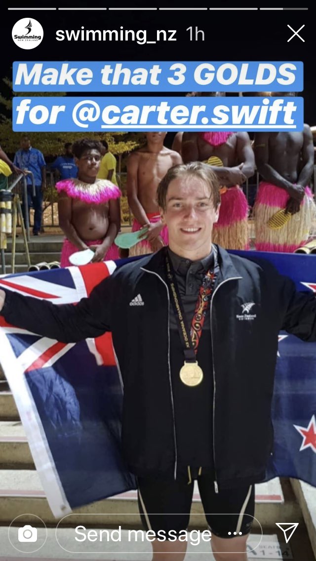 SW1FTY1972's tweet image. #oceania2018 3rd gold for #swift3 this time in the lcm 100 free in 50.84 ...@ASUSwimDive @EMUSwimDive