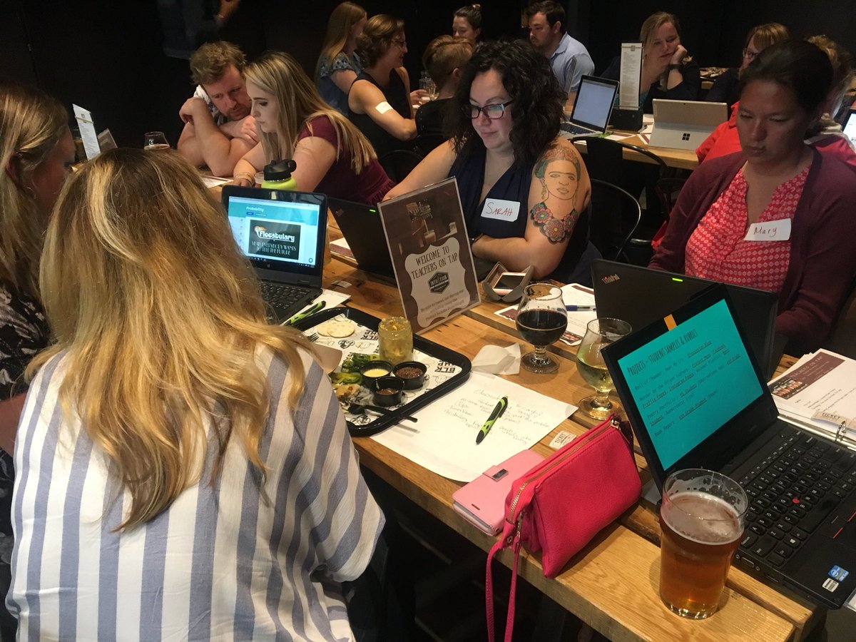 edcampjax's tweet photo. @teachtapfl was a great success last night!  Thanks to @IntuitionAle for giving us a great space!  Be sure to register @eventbrite for the remaining 2 in Jacksonville @boldcitybrewery and @greenroombrew.  We are also headed to Tampa on 7/30 and hosting one @crkdthumbbrew! https://t.co/uROfJHQMj1