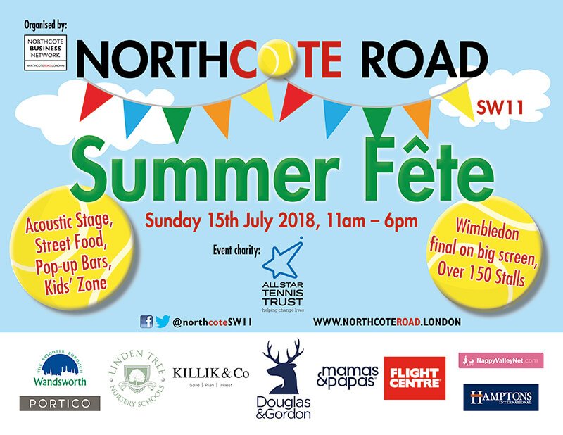 It's just three weeks to go until the return of the very popular Northcote Road Summer Fete. Come along on Sunday 15 July between 11am and 6pm to share in all of the fun 🎉

We’ve got all the latest details:

👉🏾ow.ly/vBO330kGtw2

#NorthcoteRoad #SummerFete