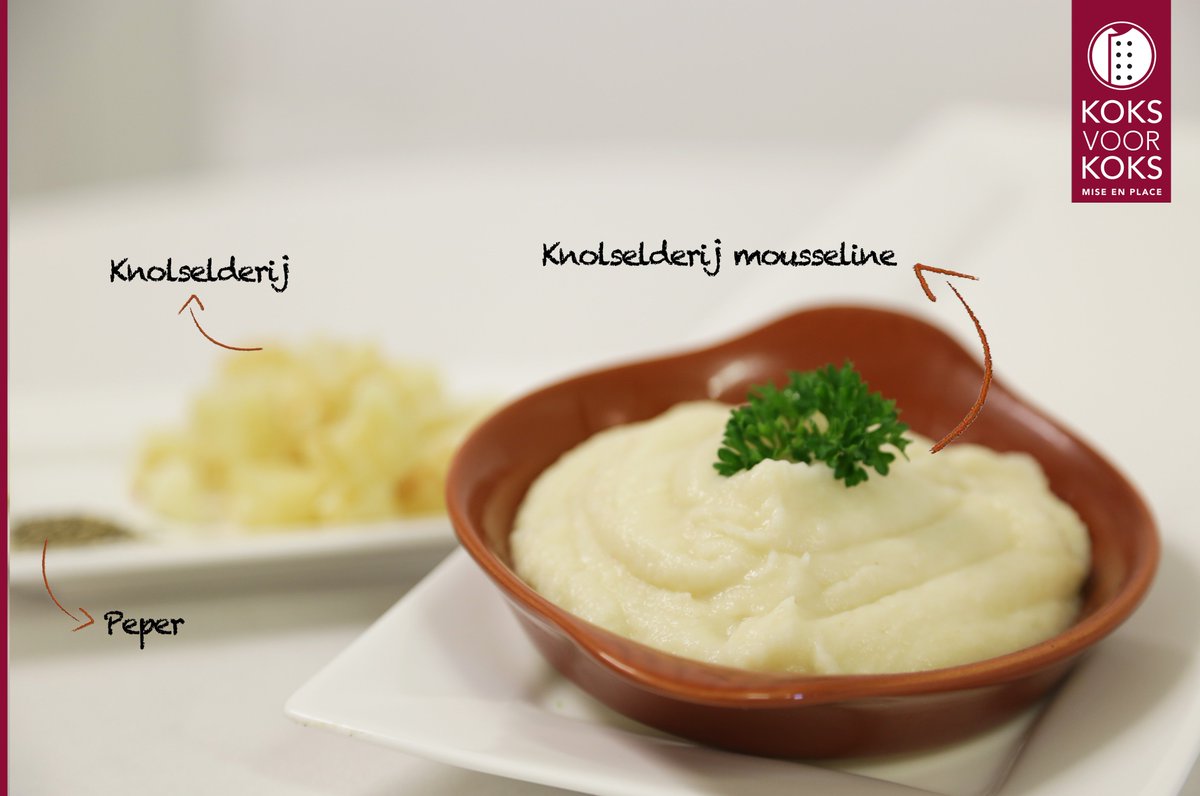 [SERVEERTIP] Het is weer heerlijk zomers weer en de mosselpannen worden al in groten getale geserveerd. Maar heb je er al eens aan gedacht om je mosselen te serveren met een stamppotje van knolselderij met een beurre blanc saus?
Succes gegarandeerd! #koksvoorkoks