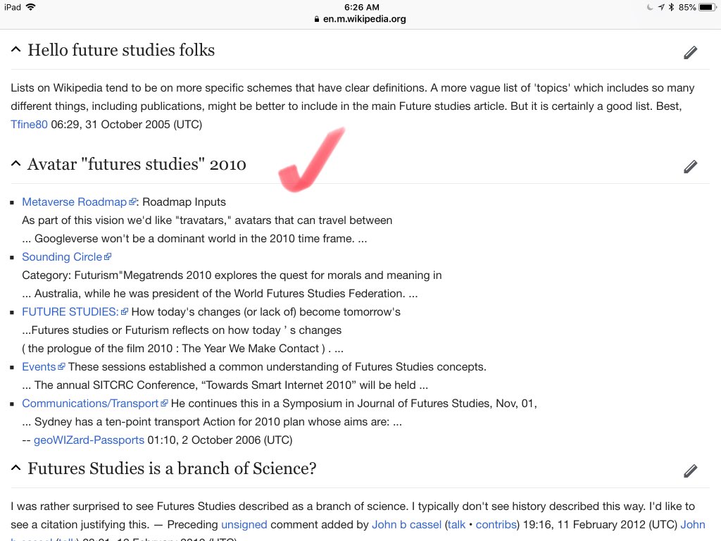 WatershedMarsha's tweet photo. @toughLoveforx @innov8tor3 @fluffbuster @AllayExtinction @ddrrnt @fabianszulanski @ADDITTogether @blindspotting @PBworks @PHDPROJECT @NEMETICS @Twitter @InspirationSW @digitalsandbox1 @KEarthsea @ffnha @BlockChainTEAMu @Kansas_SOE @KUContinuingEd @KUInfo @NetImpactMPLS @antlerboy @strat_trans @uhmanoa @Edu_Futures @NPSEducation @HaskellU @ninemilecreek @HennepinGIS @StoryTech @DefTechPat @tpt @naturechildhood RJBurkhart3 began #CoCurating an “Outline of Futures Studies” via @Wikipedia #CrowdSourcing as @q_globalbrain expanded to include @WikiLinksApp ... https://t.co/n5sKYv40gw (a/k/a geoWIZard-Passports) Oct-2006 https://t.co/xJGniIy4Fi