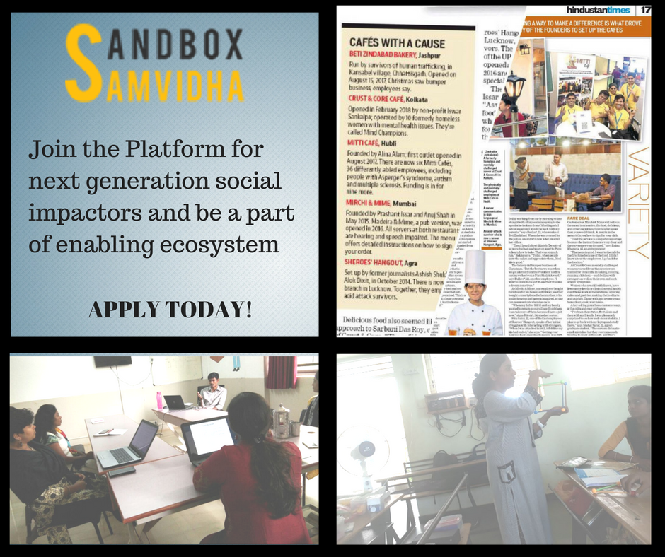 SandboxSamvidha's tweet photo. Join us in co-creating the solutions for development to reach people at the bottom of the pyramid.

Application link: https://t.co/45sONiGoJ4
For queries write to us at samvidha@dfmail.org
#DFIndia #Pitchyouridea #Socialimpact #Connect #Entrepreneurs #Changemakers https://t.co/GclxO2mttJ