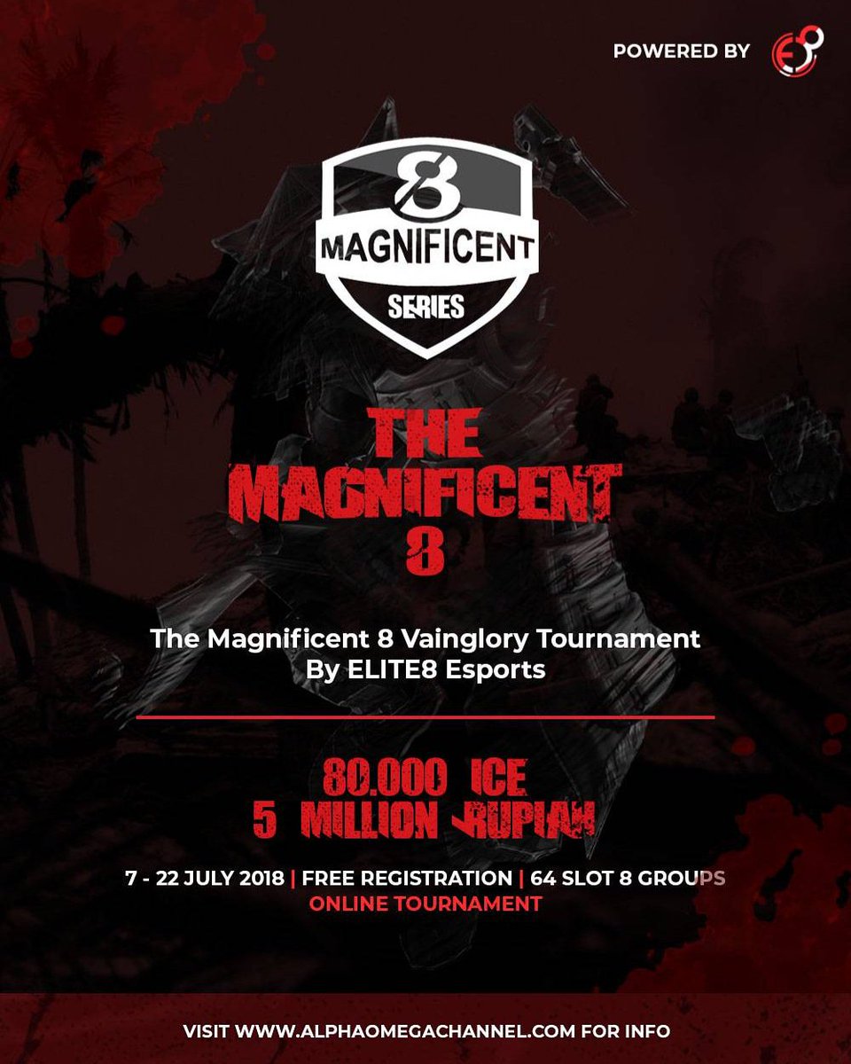 Introducing you to Magnificent 8 Series Powered By ELITE8! 

Info:
alphaomegachannel.com/themagnificent…