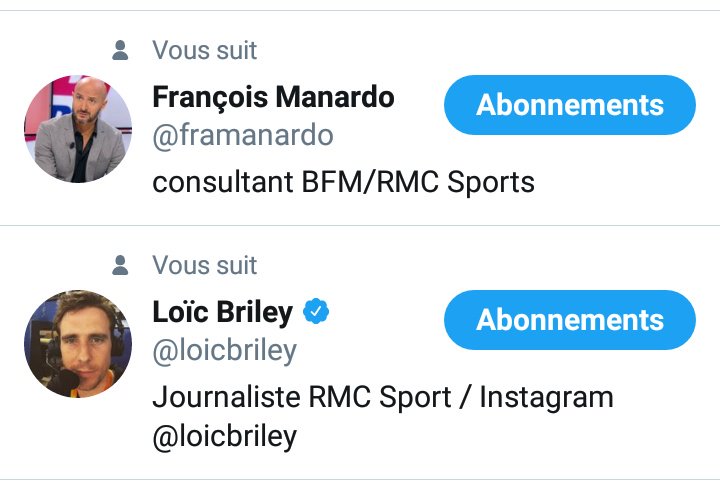LaFranceFoot's tweet photo. | FIERTE 😭🙃 |

Désormais, @framanardo et @loicbriley font partie de la #TeamLFF ! Deux journalistes, des professionnels, des connaisseurs !

Merci à eux ! 🙏

Et vous aussi, rejoignez nous : follow @LaFranceFoot 😉 ! https://t.co/MDd3k8mwXE