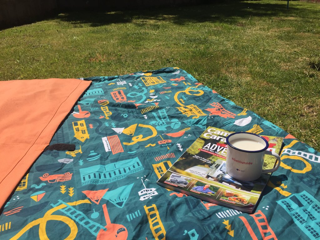 GetOutKids's tweet image. All set up in the garden for a little read! ☀️☀️#GetOutside #Pacmat #Heatwaveuk @OSleisure @Rubbastuff @CampAndCaravan