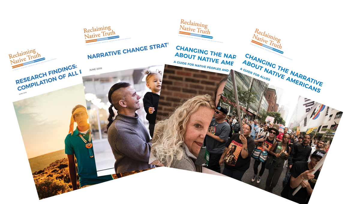 FNDI303's tweet image. Final research findings &amp;amp; new messaging guides now available from "Reclaiming Native Truth: A Project to Dispel America's Myths and Misconceptions." See announcement at bit.ly/NativeTruth and visit new website at ReclaimingNativeTruth.com. #NativeTruth #NativeAmerican