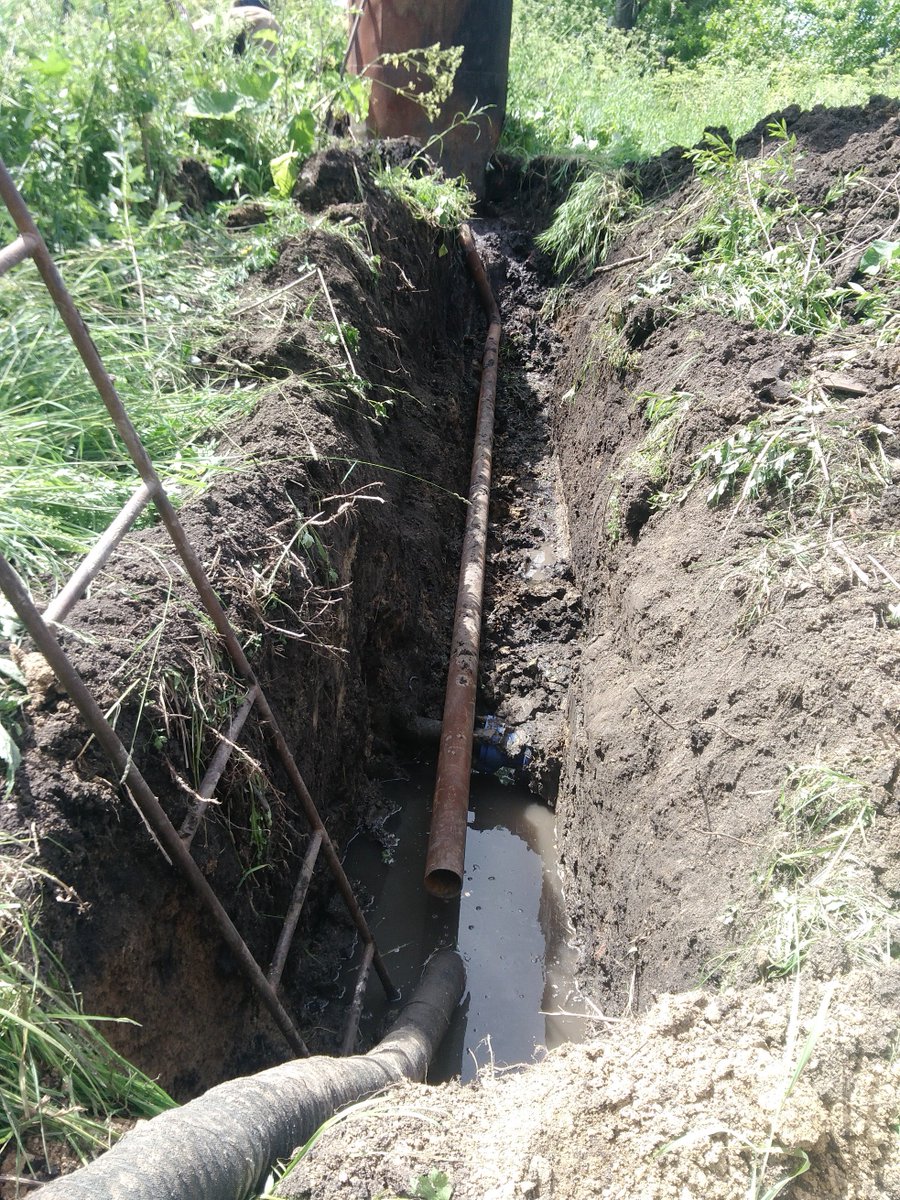 mupkomvenev's tweet photo. Замена сетей водоснабжения на водонапорной башне № 2 в н.п. Прудищи https://t.co/o5OPi8XeRn