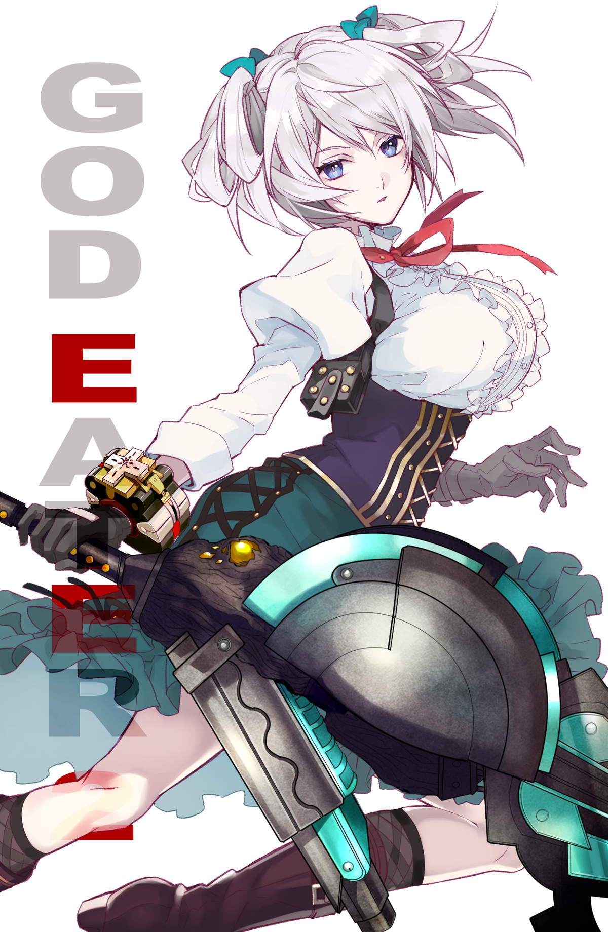 タルタル山岡 アリサの絵を見てフォローして下さった方々へのお礼絵 ゴッドイーター２からシエル T Co Ocjdq5wa4s Twitter